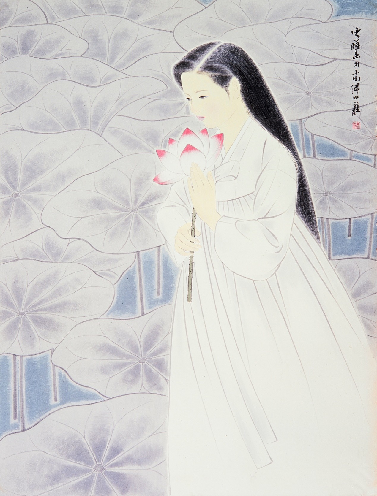 <h2>清香 </h2><p>作者：张云祥</p><p>创作年代：1973年</p><p>规格：122.5cm×92.5cm</p><p>品类：纸本设色</p>